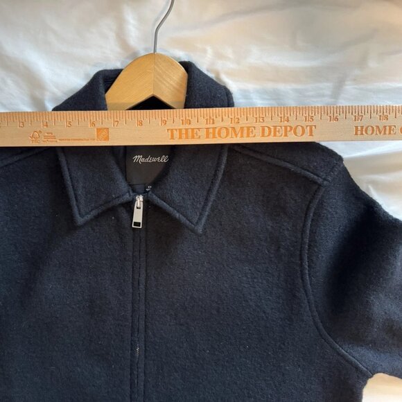 Madewell Men's Boiled Merino Wool Zip-Front Jacket XS NWOT - Picture 9 of 10